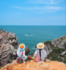 Cung đường đẹp ở Quan Lạn