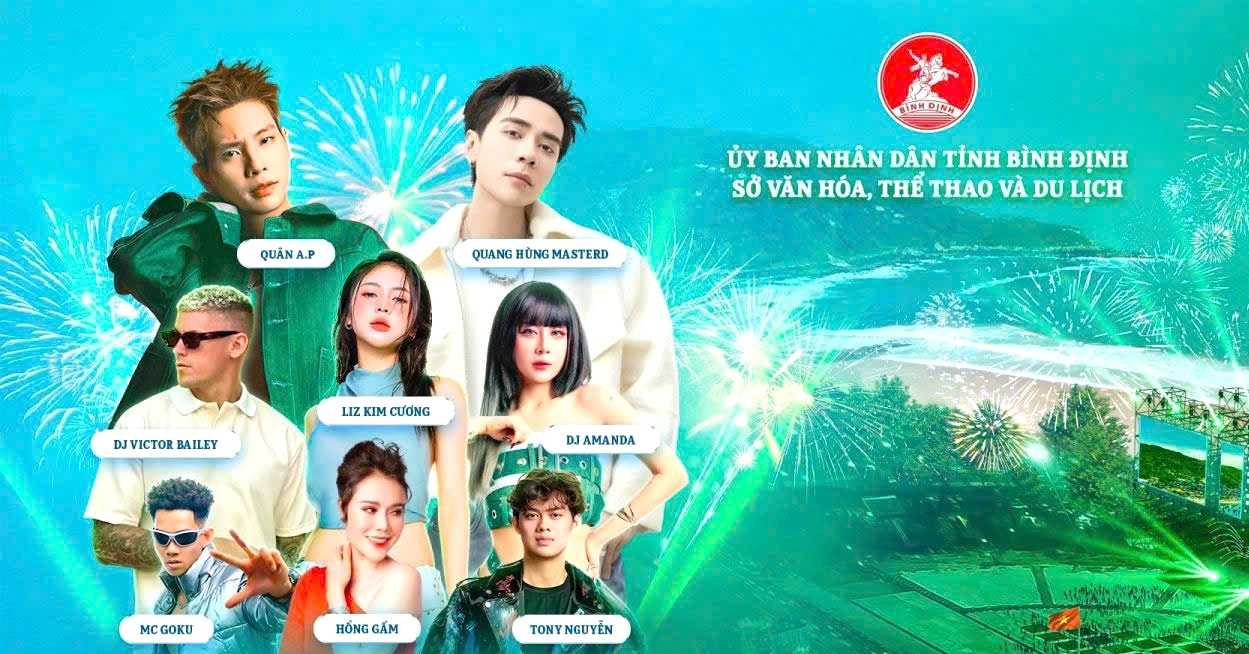 loat nghe si ten tuoi hoi tu dem khai mac le hoi du lich he binh dinh 44297